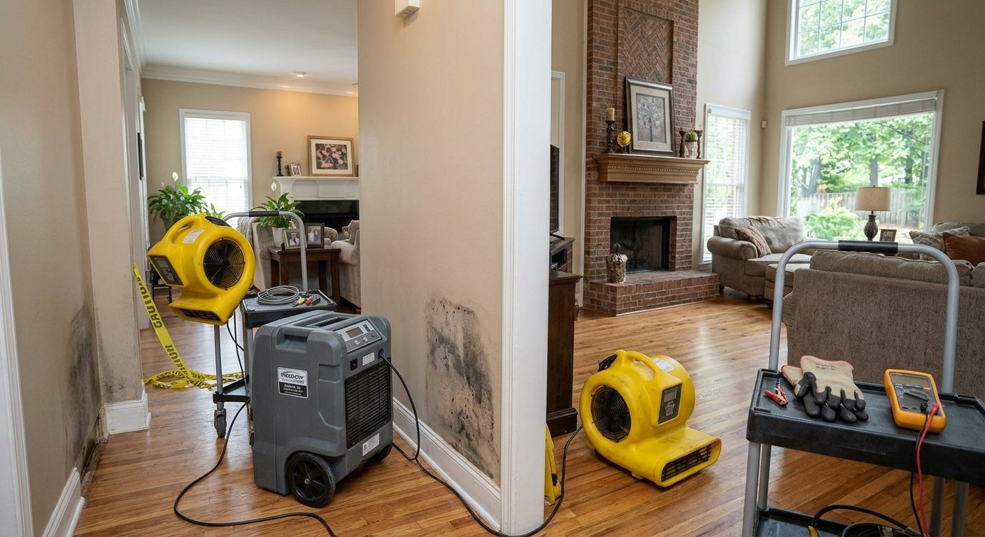 How Long Does It Take to Dry Walls After Water Damage in Marietta, GA? 1 Damage restoration